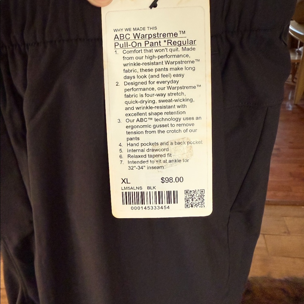 Black Men’s Lulu Lemon Pants